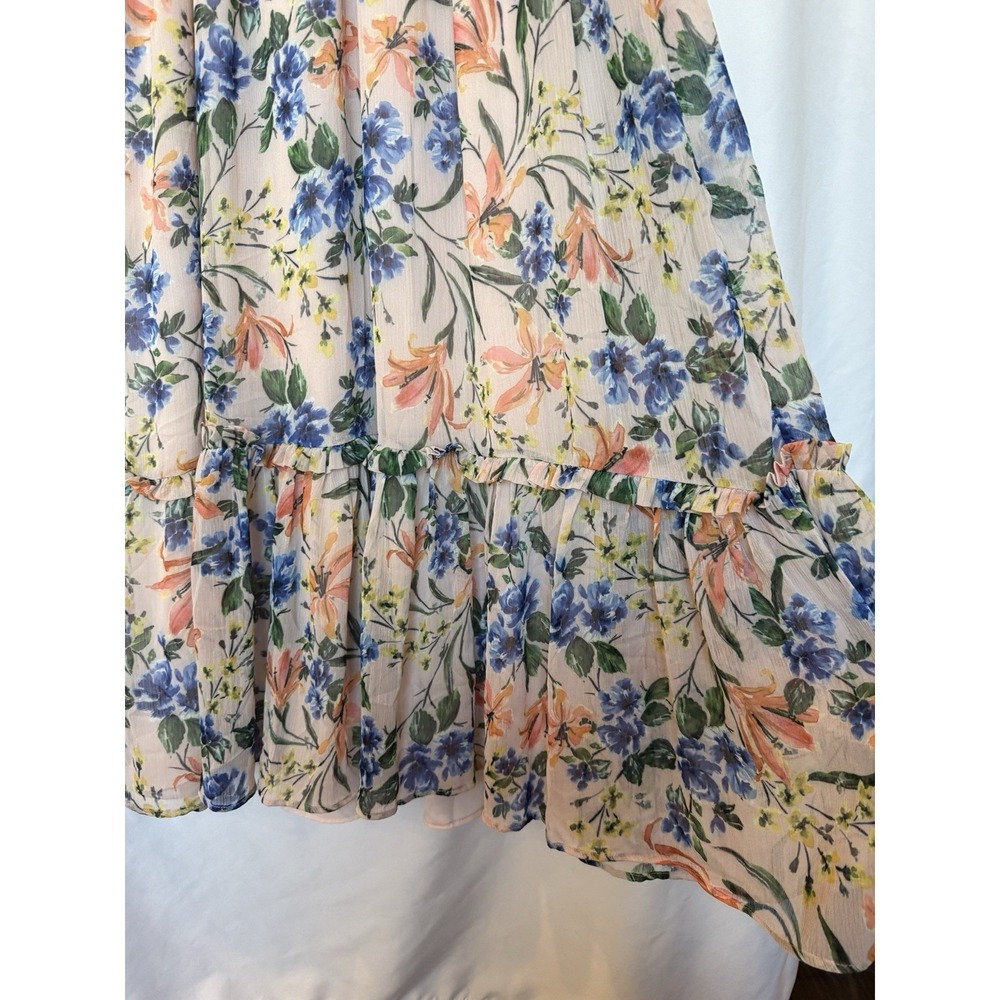 House of Harlow 1960 X Revolve Floral Tiered Maxi Dress Size M Cottage Bloomcore - Picture 7 of 13